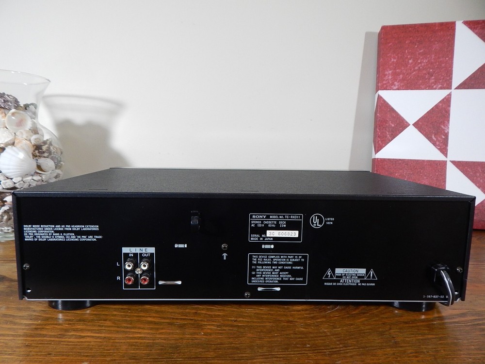 SONY TC-RX311 Cassette Deck Serviced & TESTED
