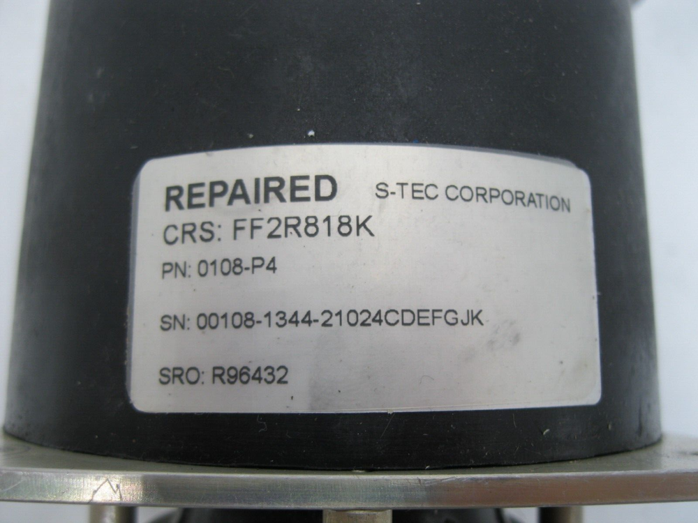 S TEC PITCH SERVO PN: 0108-P4