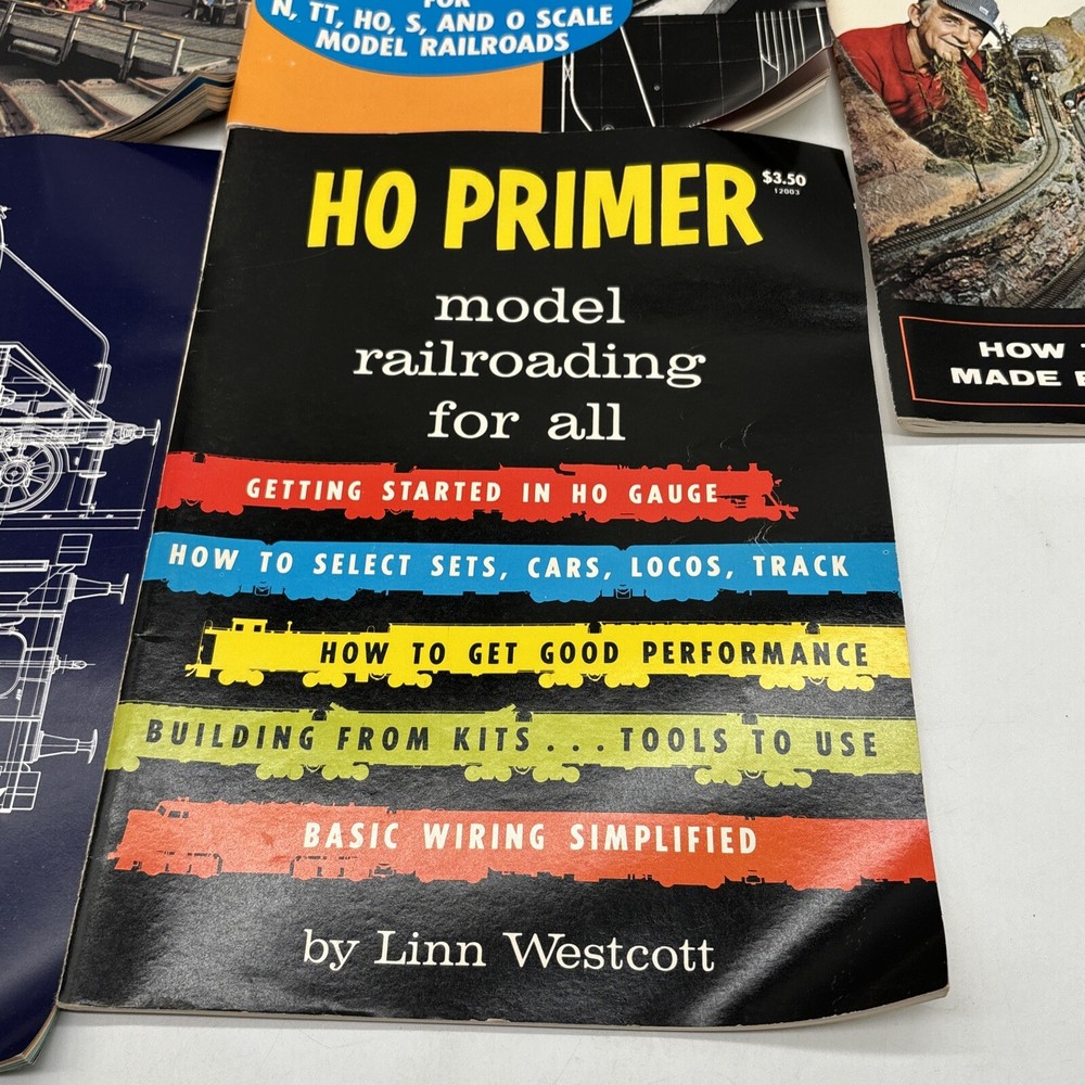 Vintage Train Five (5) Magazine Lot!