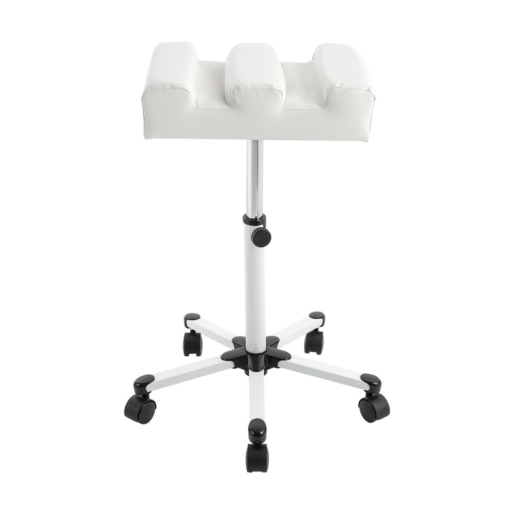 Manicure Foot Rest Rolling Pedicure Stool Adjustable Pedicure Stool w/ Wheels
