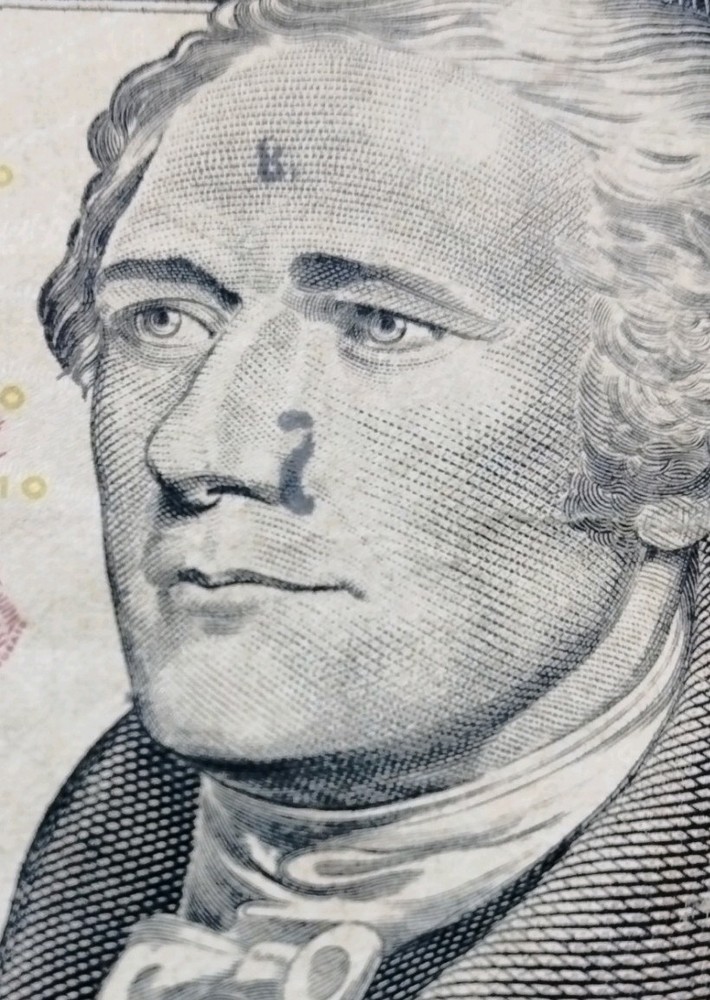 2009 Ten Dollars Bill Printing Errors In Front