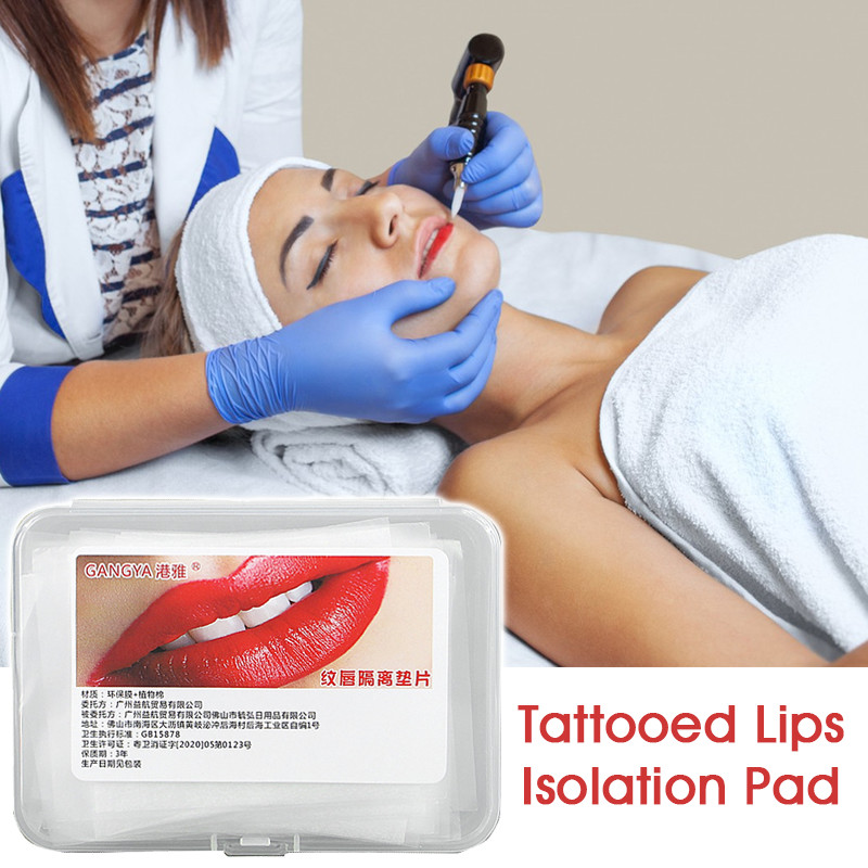 Tattooed Lips Isolation Pad Tattooed Disposable Protective Accessor Pad Makeup
