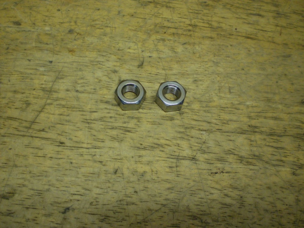 Schwinn Stingray & Phantom Bicycle Scripted Front Hub 5/16' Axle Nuts & Washers