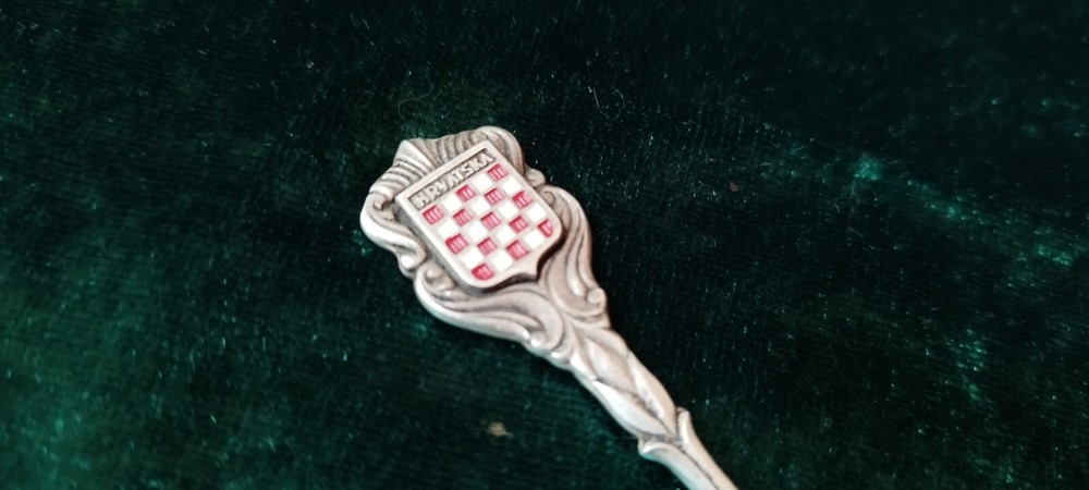 Croatia patriotic SILVER SPOON .800