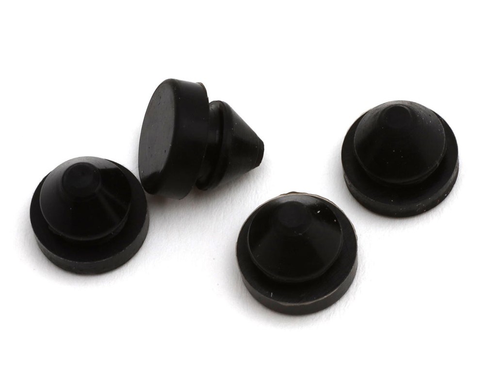 Hudy Black Rubber Feet (4) [HUD203112]