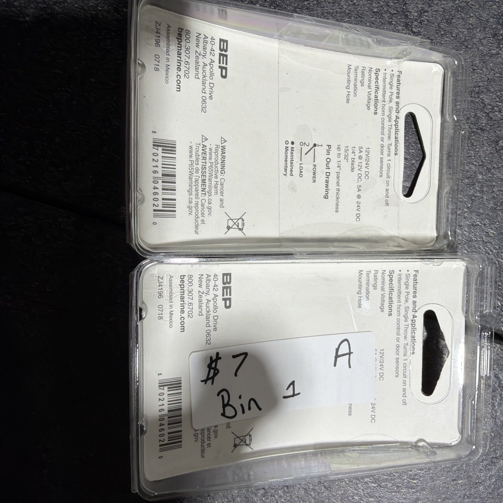 (2) BEP ON/OFF Contact Switch