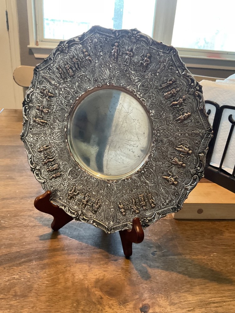 Beautiful Vintage Silver Plate platter by Webster