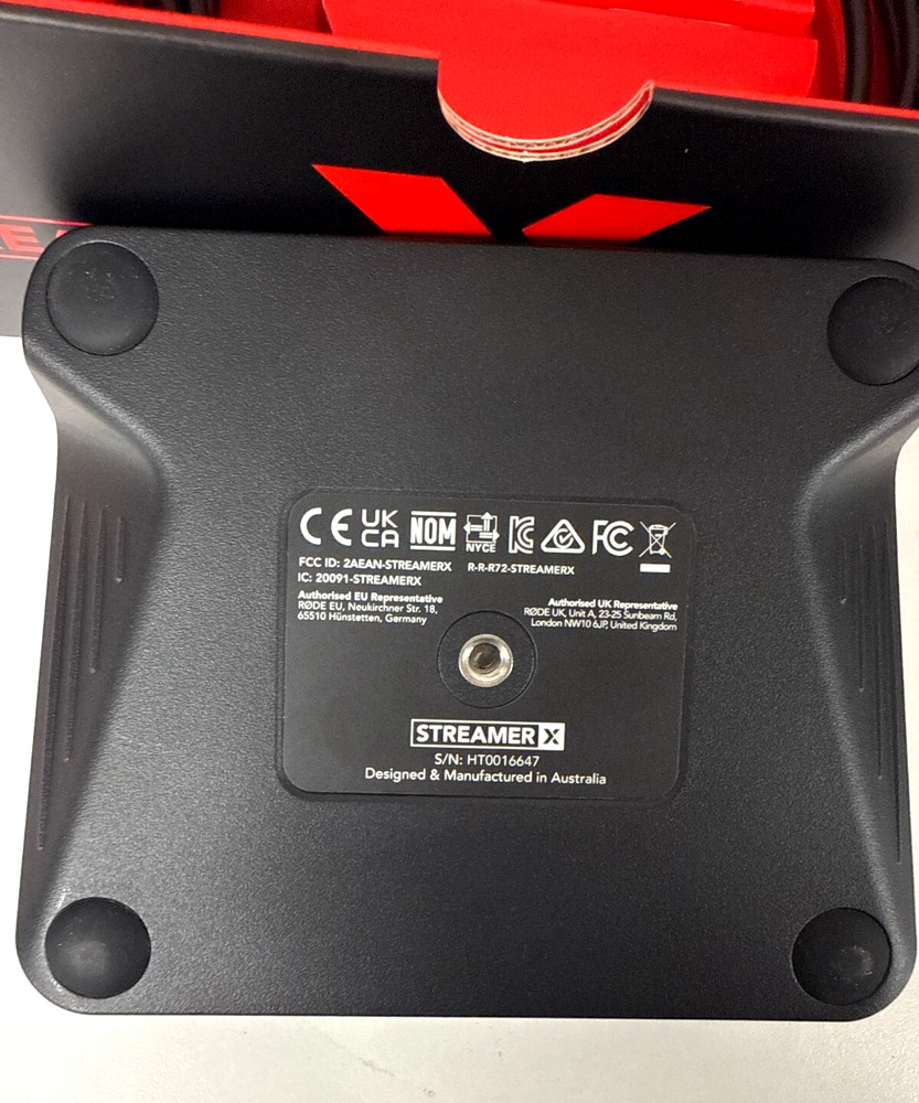 RODE STREAMERX Console Recorder - Open Box