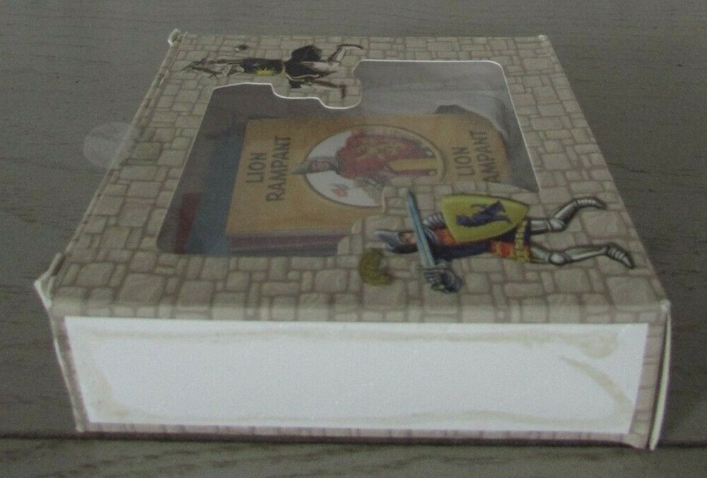 Knights Card Box & Medieval Heraldic Game Plan Origin Unknown?
