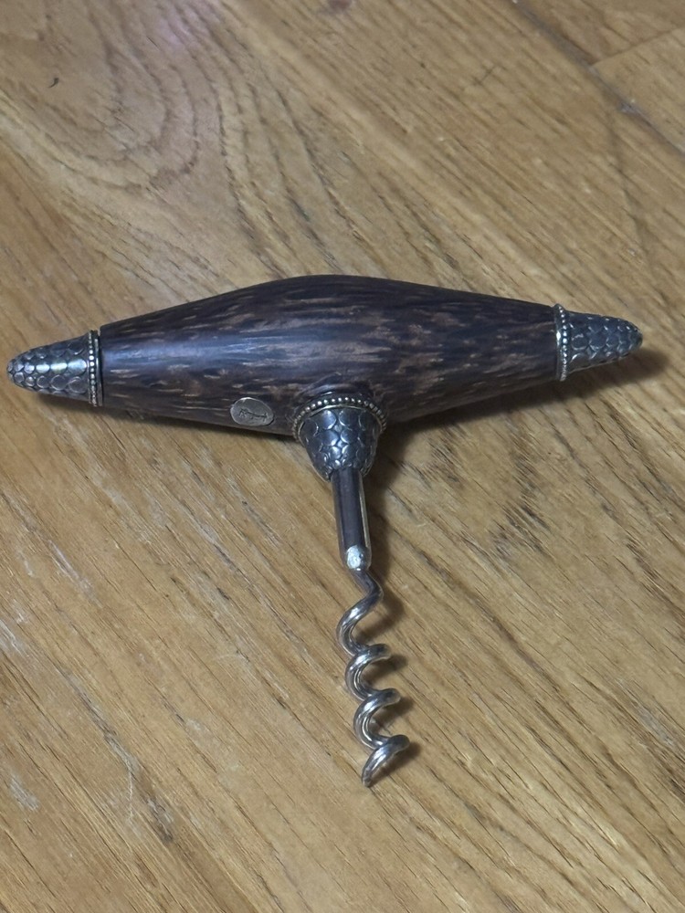 John Hardy Sterling Palmwood corkscrew