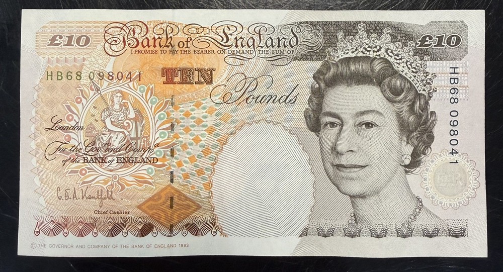 Old Ten £10 Pound Note Uncirculated