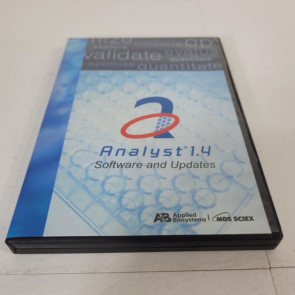 Applied Biosystems MDS SCIEX 1014207 Analyst 1.4 Software AIO and Update Disk