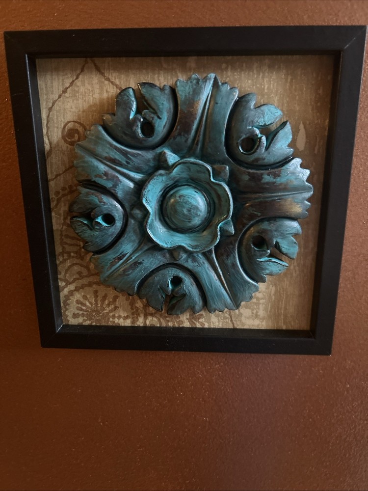 Framed Vintage Ceramic Art