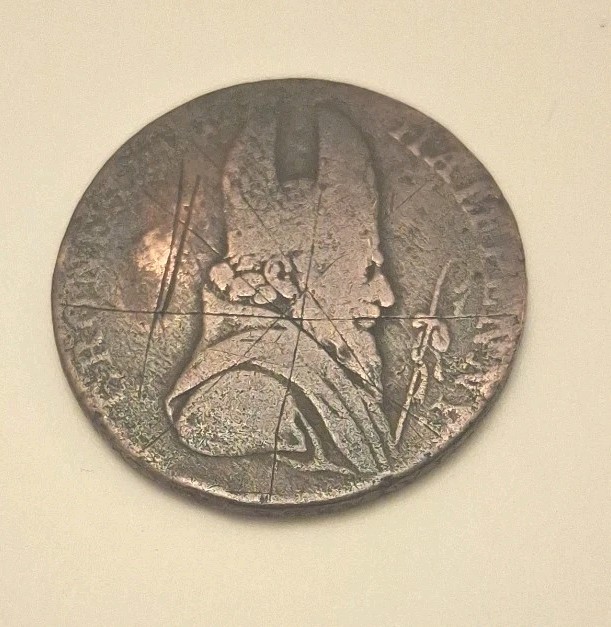 Cronebane Halfpenny Token 1789