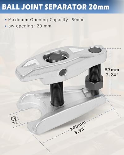 3Pcs Universal Ball Joint Separator Set, Tie Rod End Extractor Kit Ball Joint