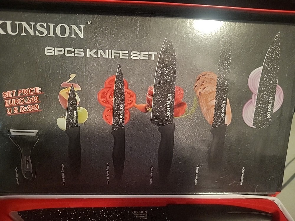 Kunison 6pcs Knife Set