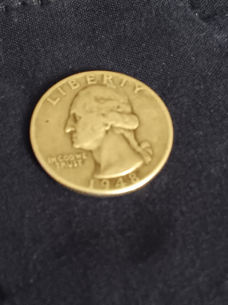 1948 Silver quarter No Mint Mark