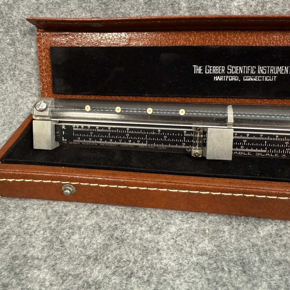 Gerber Scientific Instrument Co. Gerber Variable Scale Tool Made In USA