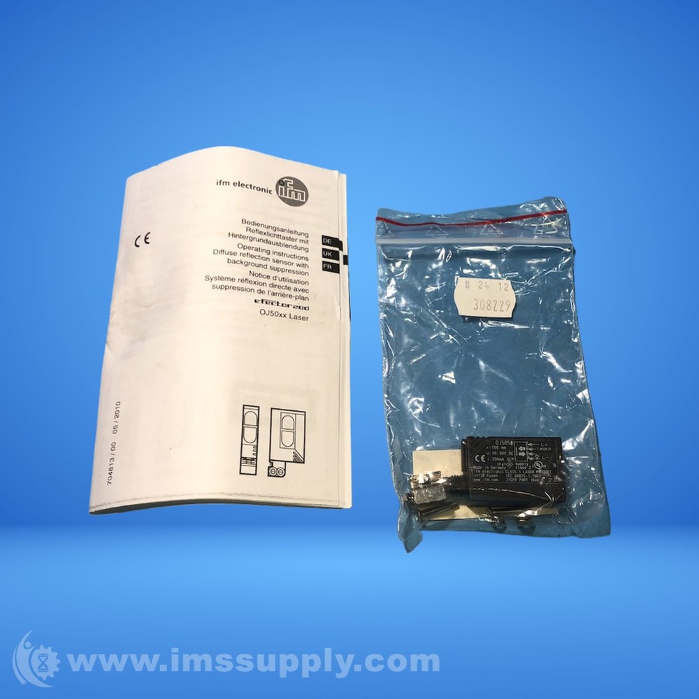 IFM Efector OJ5058 Photoelectric Diffuse Reflection Sensor FNIP