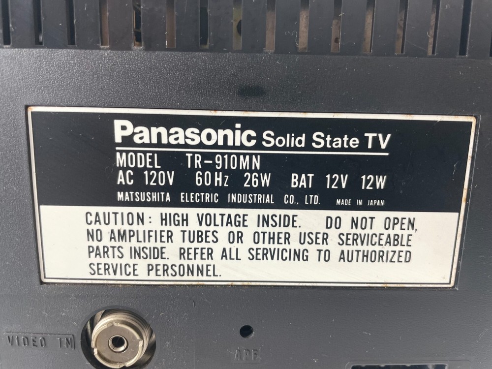 Panasonic Solid State TV
