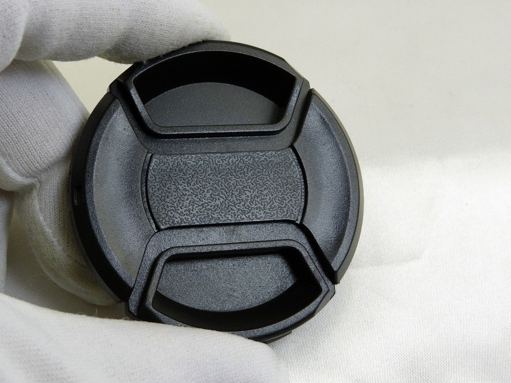 LC-55 55mm Lens Front Cap Snap on type generic Black plastic