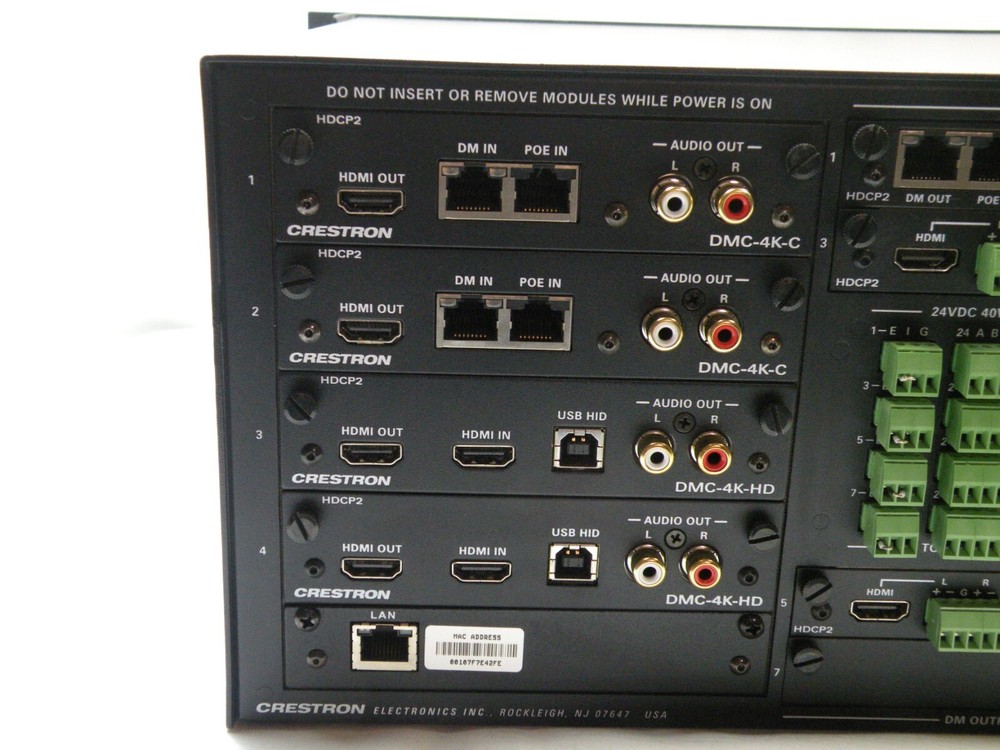 Crestron DM-MD8x8, High Definition Digital Media Distribution, Matrix Switcher