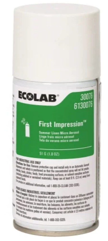 (12) Cans First Impression Summer Linen 6130076 Micro Aerosol