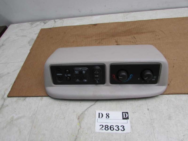 2000 01 02 2003 SILHOUETTE REAR Audio Temperature A/C Heater CONTROL OPT UK6
