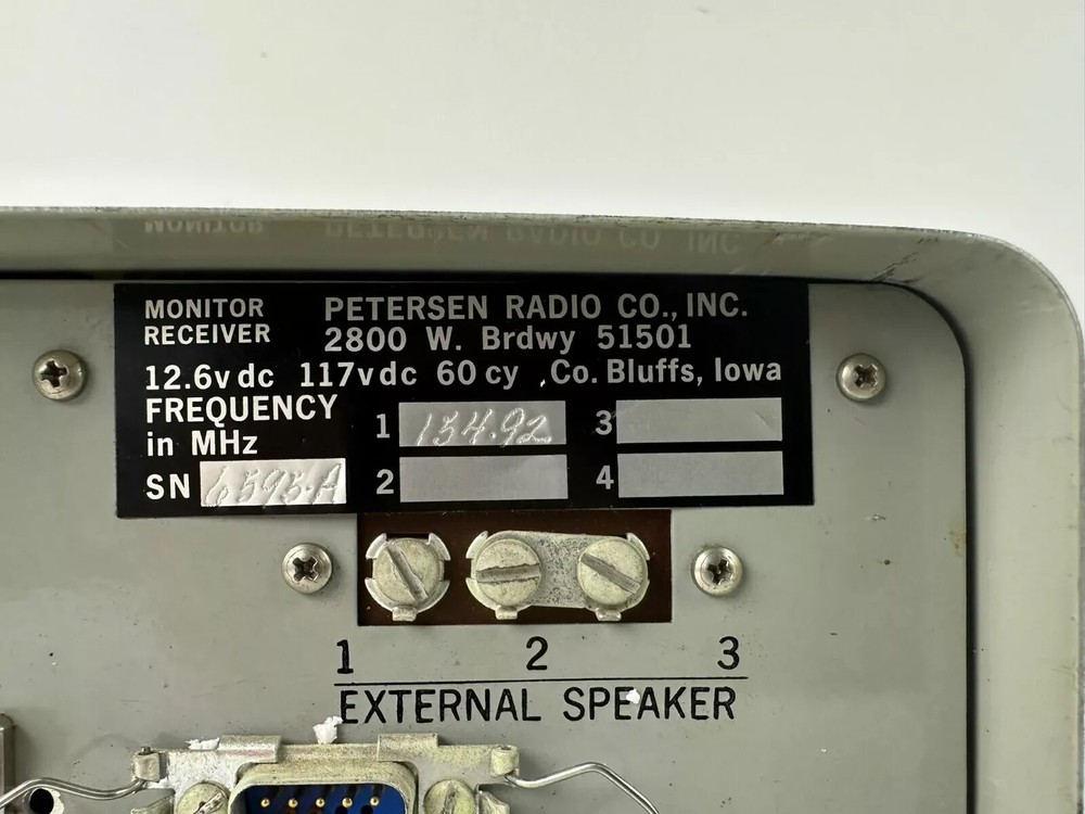 VINTAGE PETERSEN SOLID STATE RM2-4 FREQUENCY SELECTOR CB RADIO EQUIPMENT