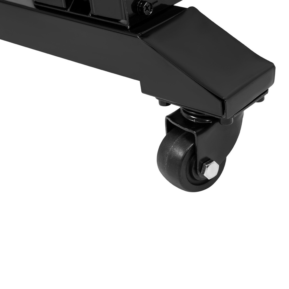 27U 4 Post Open Frame Network Data Server Rack W/ L Rails 22" Adjustable Depth