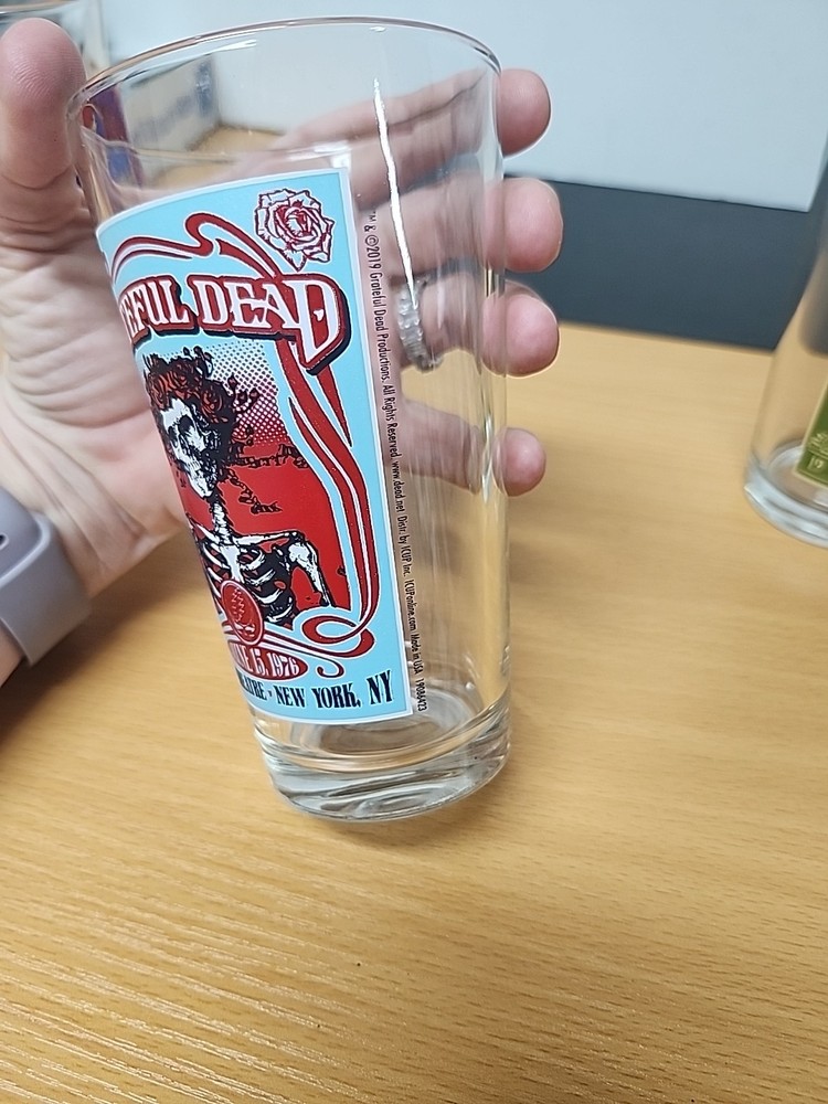 (4) 2019 Grateful Dead Glasses Pint