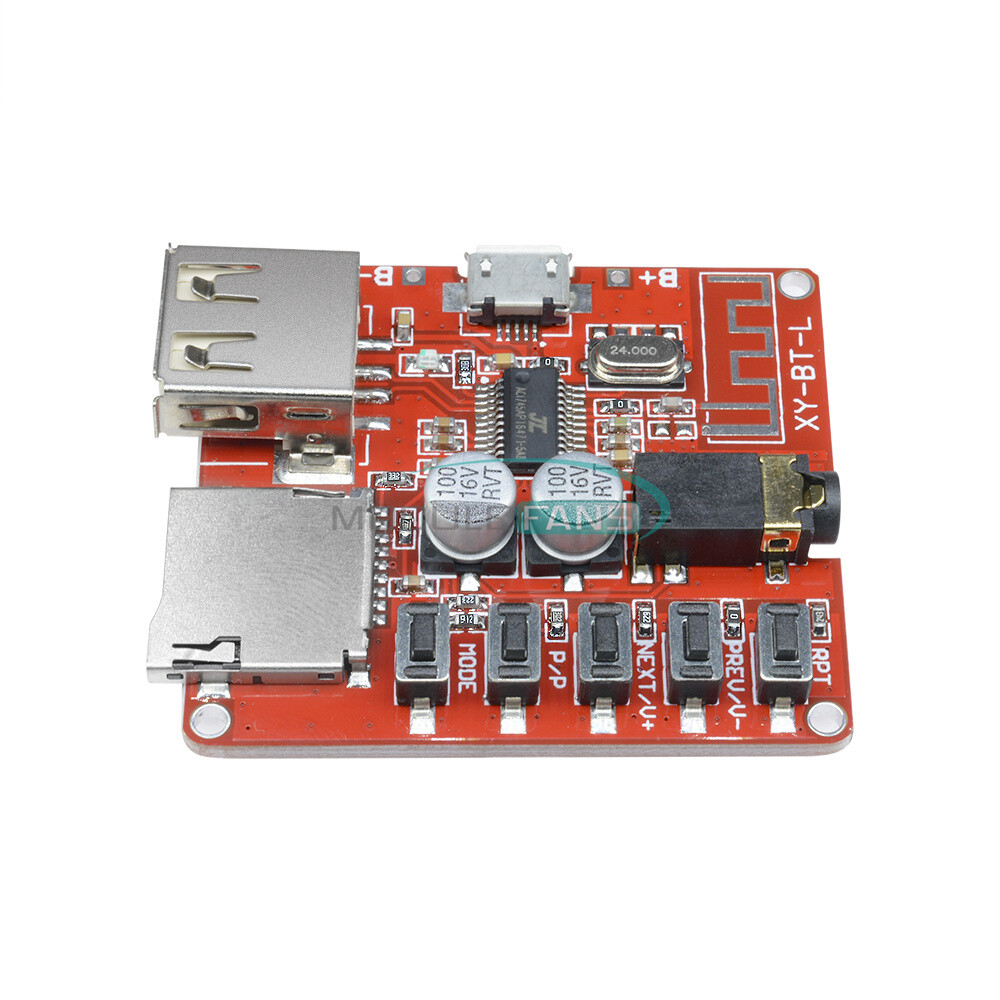 1~10 3.7-5V Bluetooth Audio Decoder MP3 Player Board Micro USB W/ TF SD Slot LOT