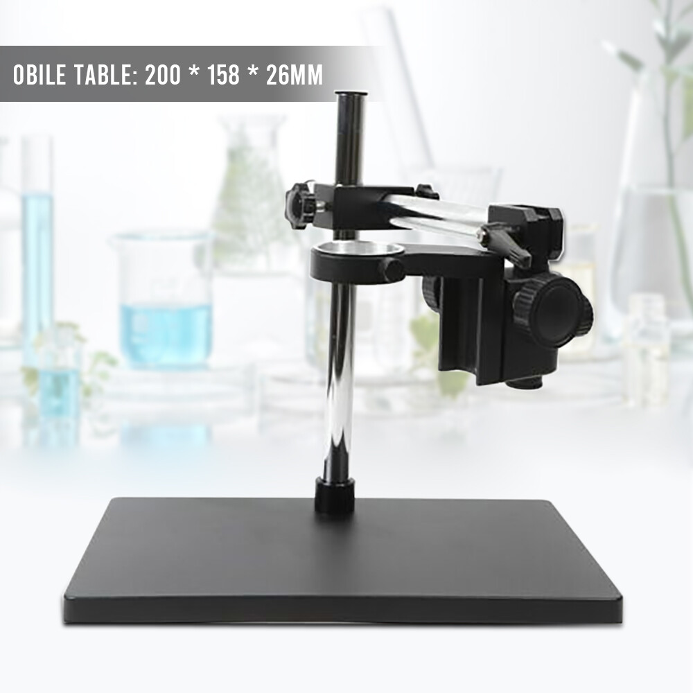Adjustable Microscope Boom Stand Heavy Duty Large Stereo Arm Table Stand Holder