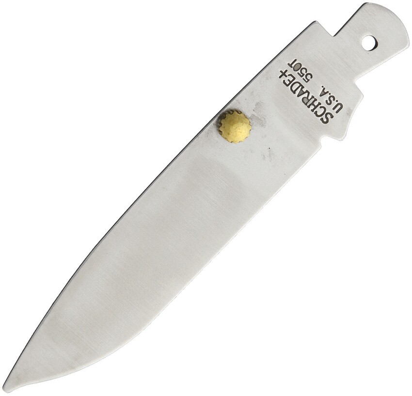 Schrade Knife Blade Replacement Satin Finish UNSHARPENED Stainless S655 USA MADE