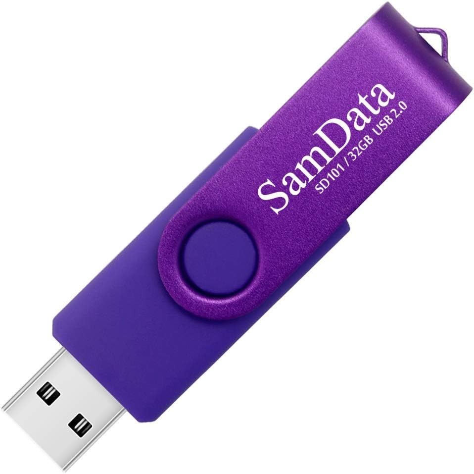 4-Pack 32GB USB Memory Sticks with LED Indicator for Fast Data Backup & Transfer
