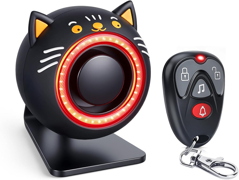 Car Alarm System, 120Db with Motion Sensor Alarm & Red Light, Wireless Remote an