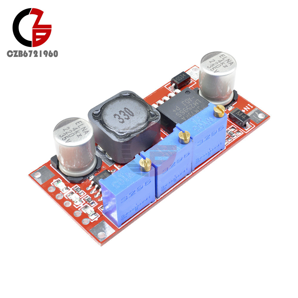 New LM2596 LED Driver DC-DC Step-down Adjustable CC/CV Power Supply Module