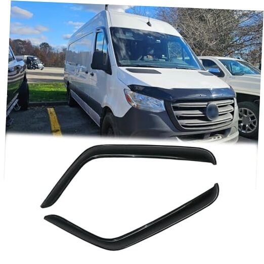 Side Window Wind Deflector, 2pcs Protective Replacements 2006-2018 Sprinter
