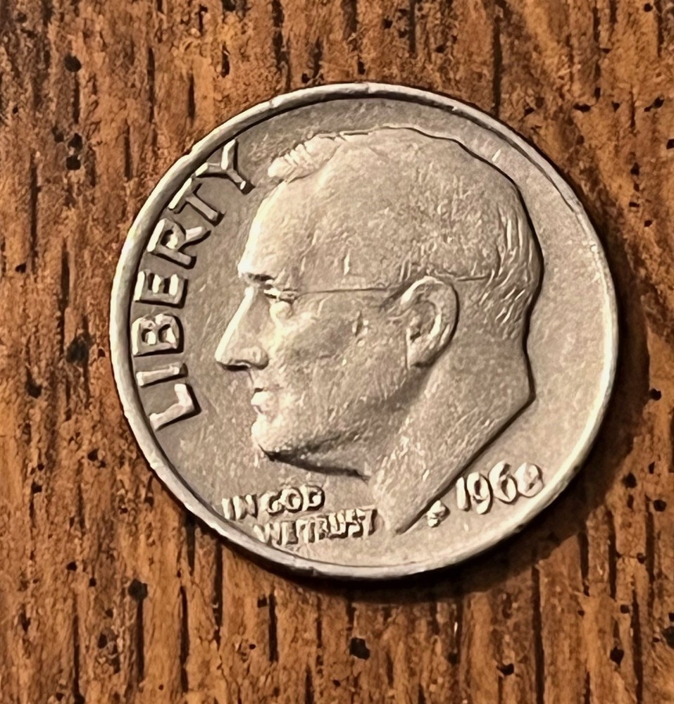 1968 Rare No Mint Mark Dime potential several mint errors