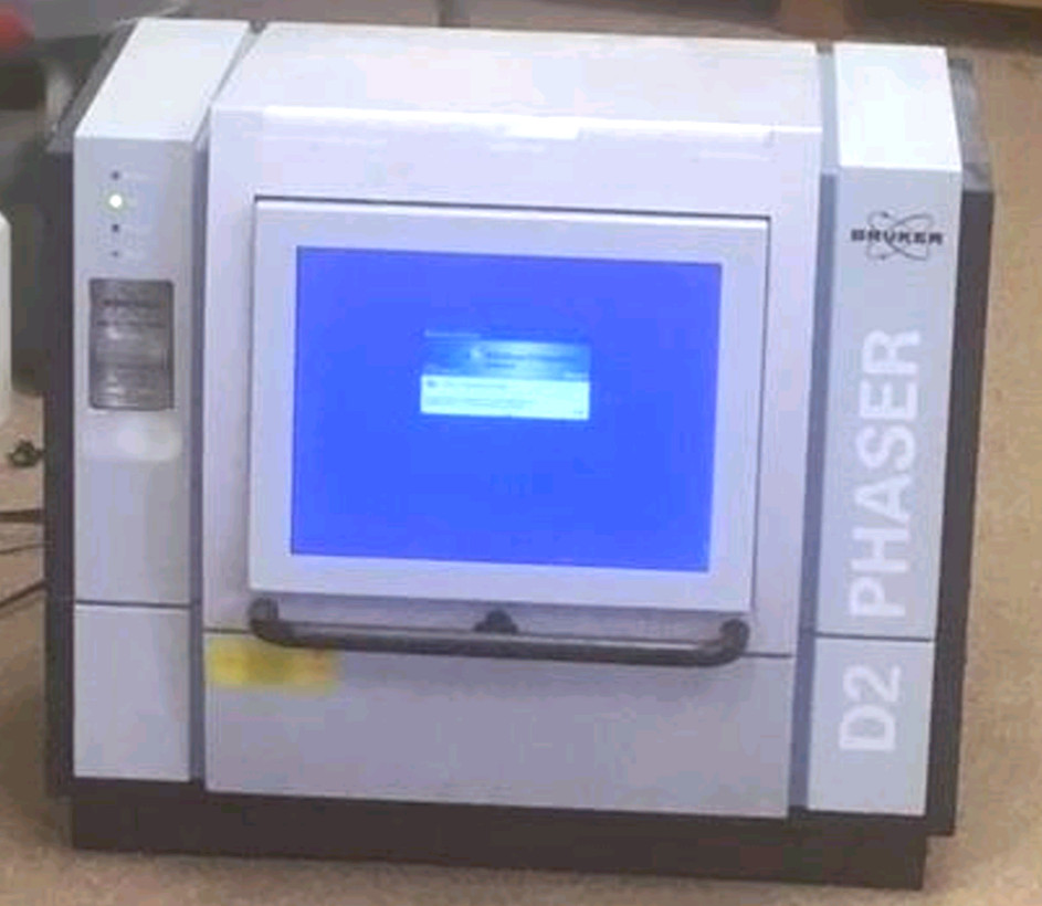 Bruker D2 PHASER Benchtop X-Ray Diffraction Spectrometer (XRD) System