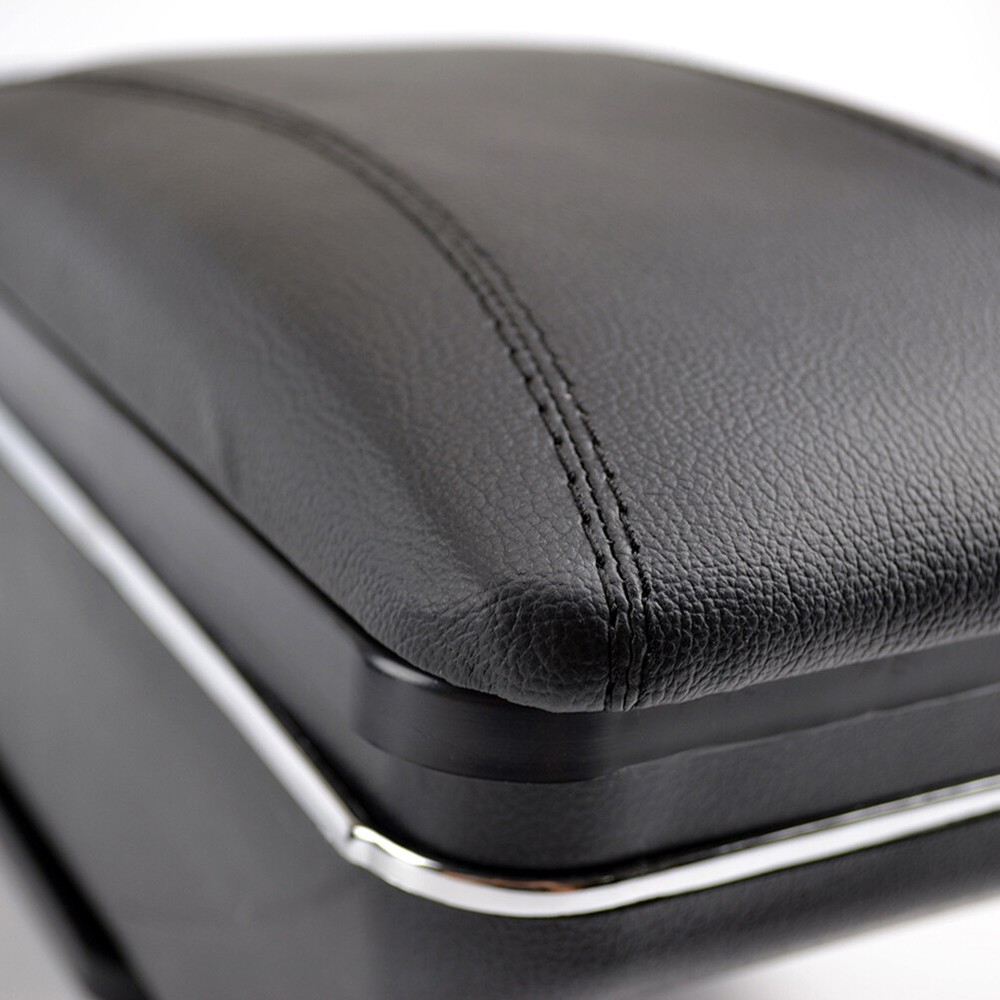 For Honda Fit Jazz 2009-2013 Central Console Armrest Storage Compartment Black