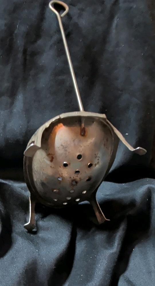 Vintage Metal Egg Poacher, Egg Dipper