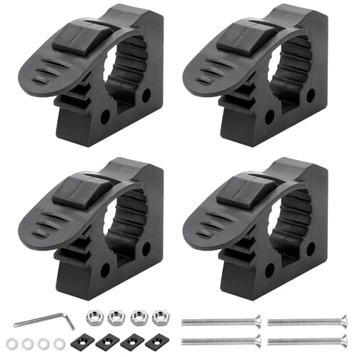 Quick Release Rubber Clamp Mount Kit Fits 1-1/7'' to 1-3/7'' Diameter Tool