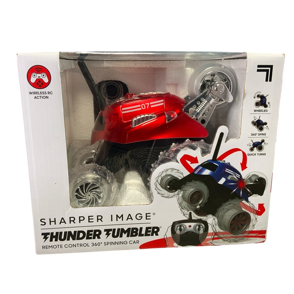 Sharper Image Thunder Tumbler Wireless Remote Control Car Red