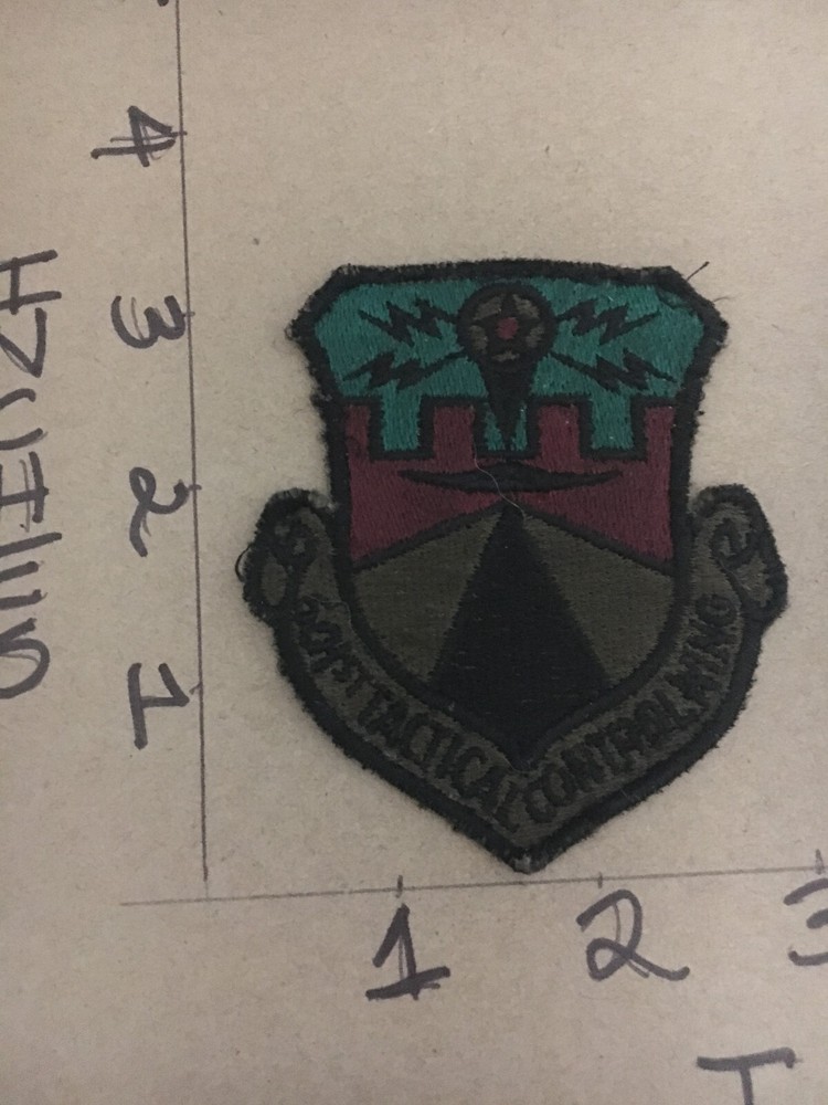 USAF 601st Tactical Control Wing Squadron subdued patch 5/3/25