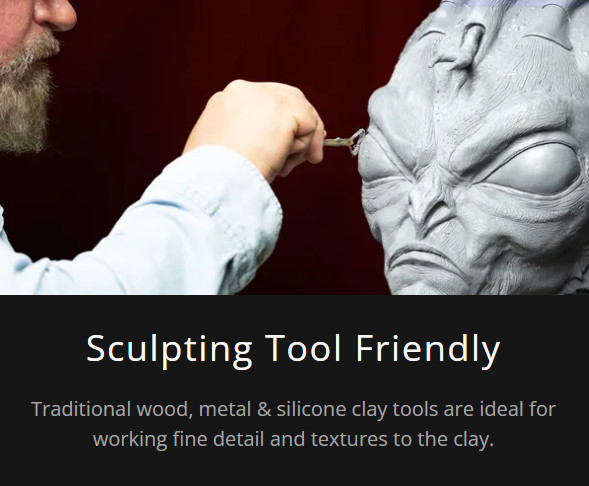 Chavant - Alien Clay Medium - 1 Wedge Sample Size (0.5lb)