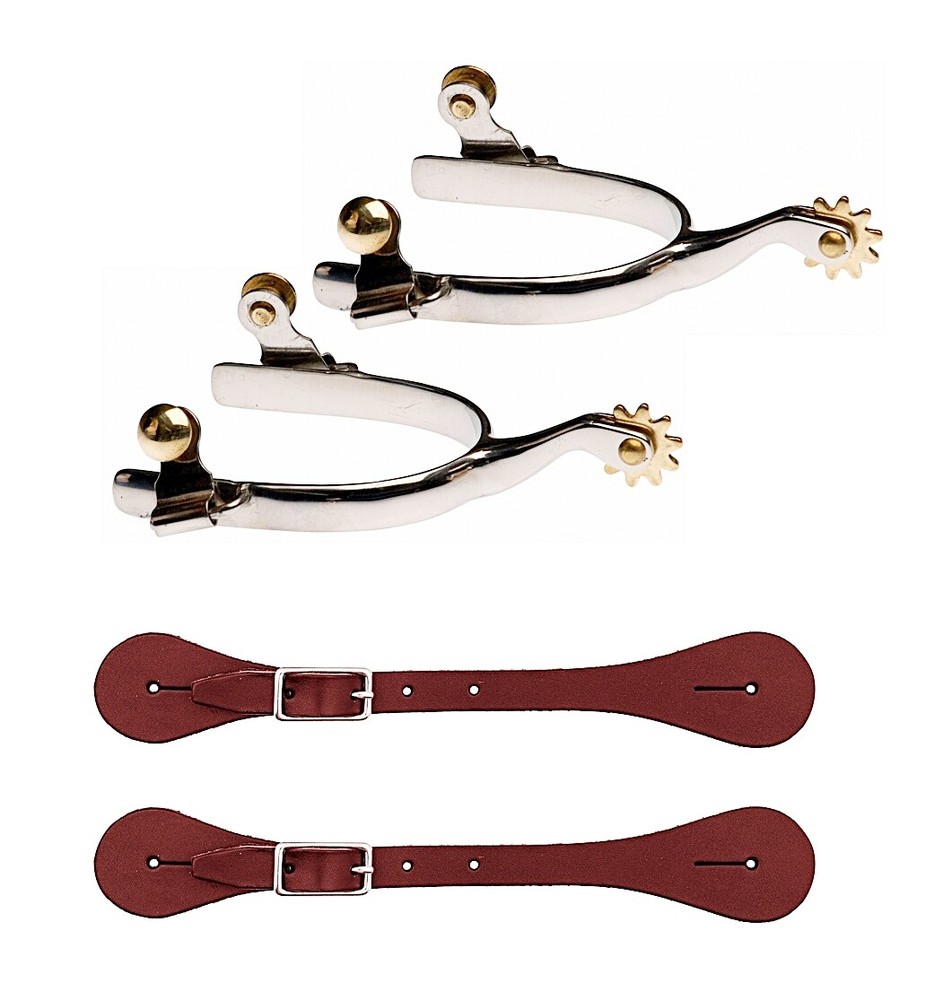 Stainless Steel Western Spurs