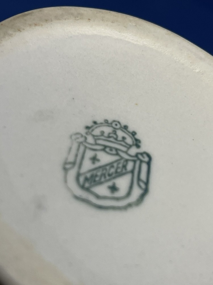 VINTAGE MERCER GOLD TRIMMED PITCHER