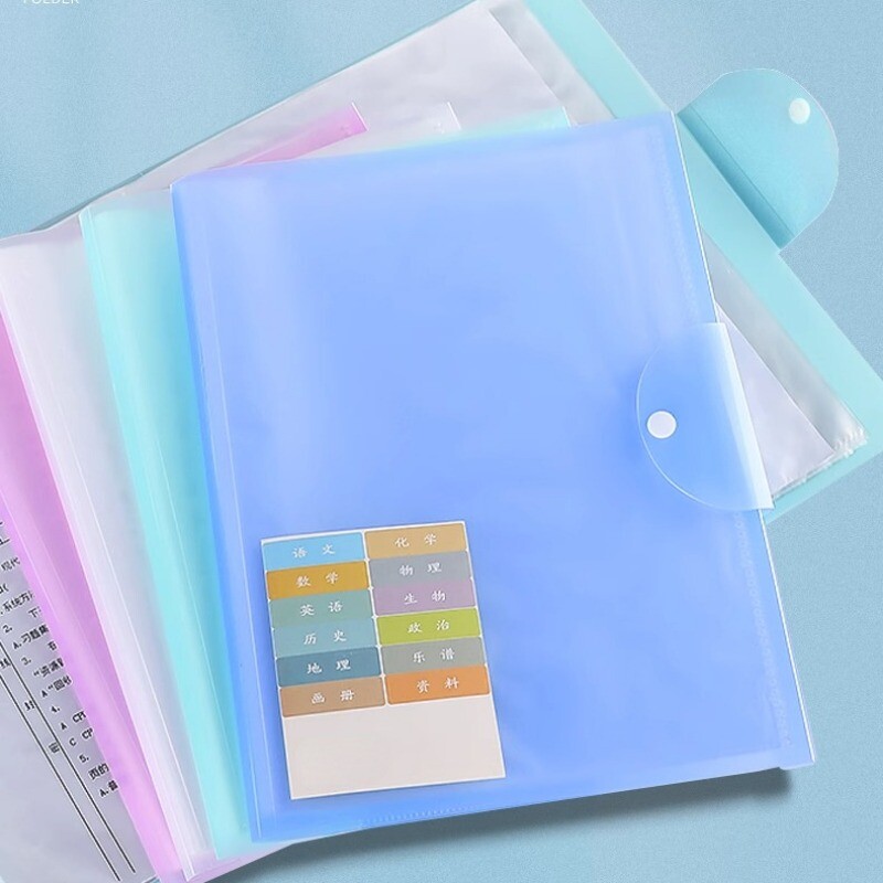 4X Thick A3 Paper Storage Bag A4 Paper Document Organizer Folder Conference File