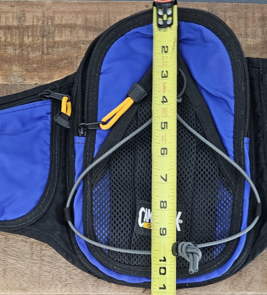Camel Back Go-Be Hydration Waist Pack, Black And Blue, No Bladder